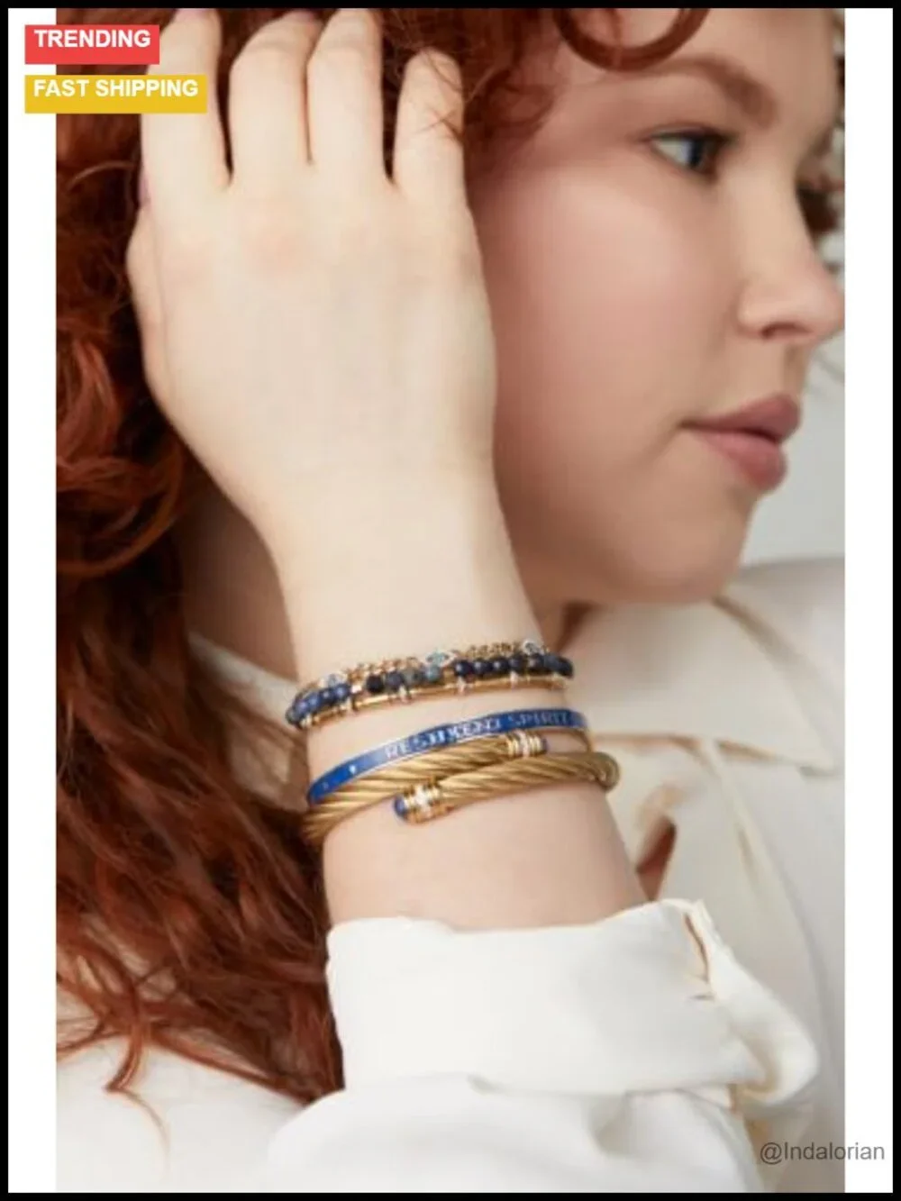 Evil Eye Stranded Bracelet Set